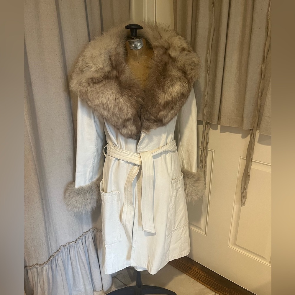 vintage Wilson’s leather coat